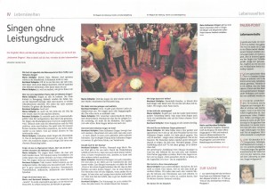 Beilage Lebenswelten 1/15. Es war die Ausgabe Nr. 6 (5.Februar 2015) des Tiroler Sonntag (Kirchenzeitung der Diözese Innsbruck)